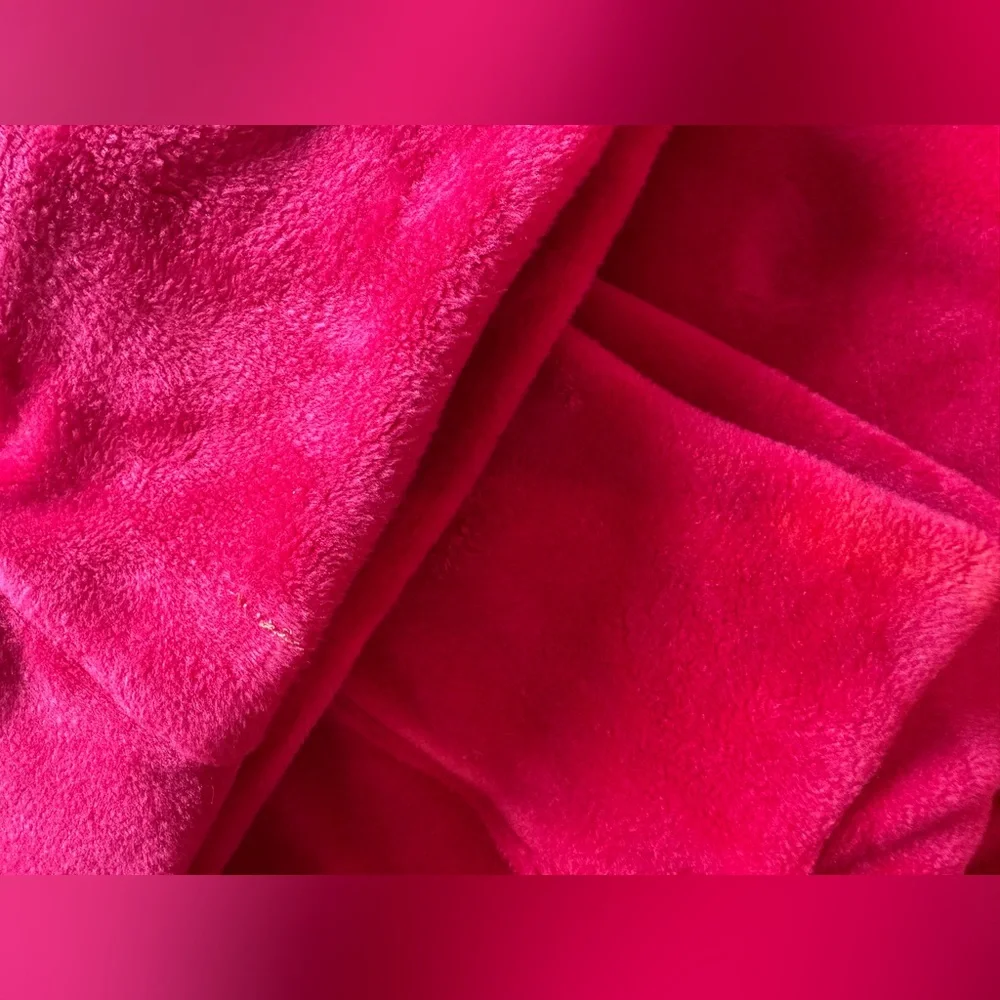 FP Movement by Free People Velvet Hoodie & Joggers Set in Fuchsia